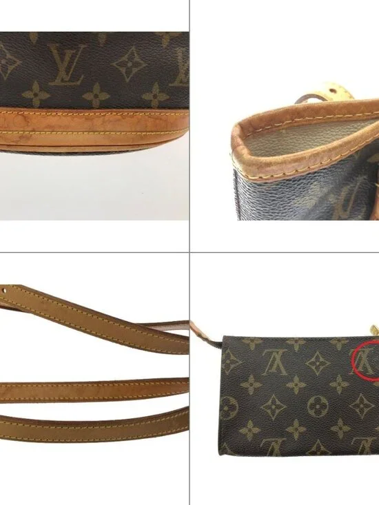 Louis Vuitton Shoulder Tote Monogram Petit Baguette with Pouch - Picture 8 of 8